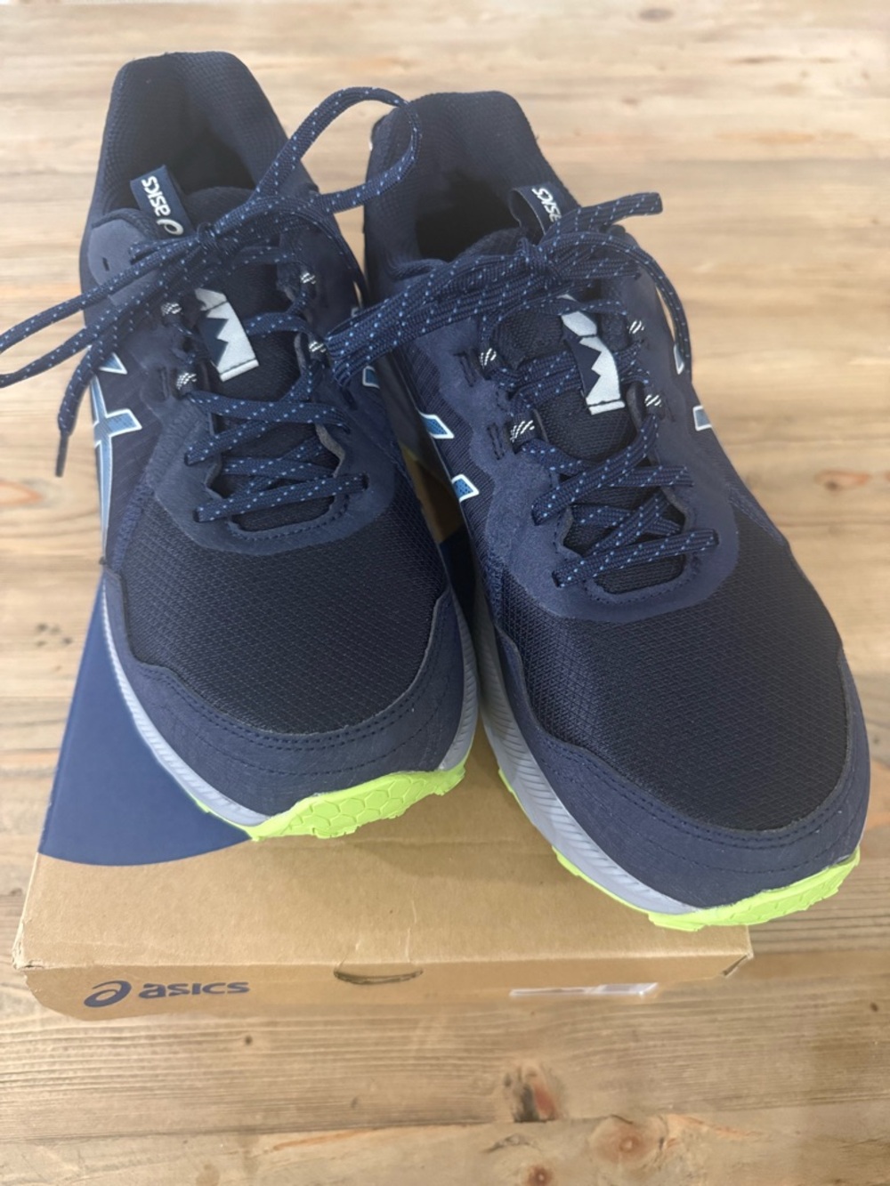 Asics Men’s Gel Venture 10 Trail Running Shoes, 9 1/2, Blue, New In Box